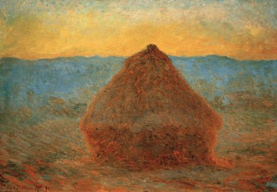 The Haystack, Surroundings of Giverny by Claude Monet